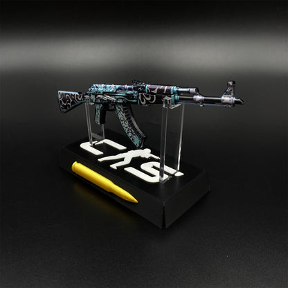 Hot Game CS2 AK47 Frontside Misty Mini Metal Replica Game Prop Collectible