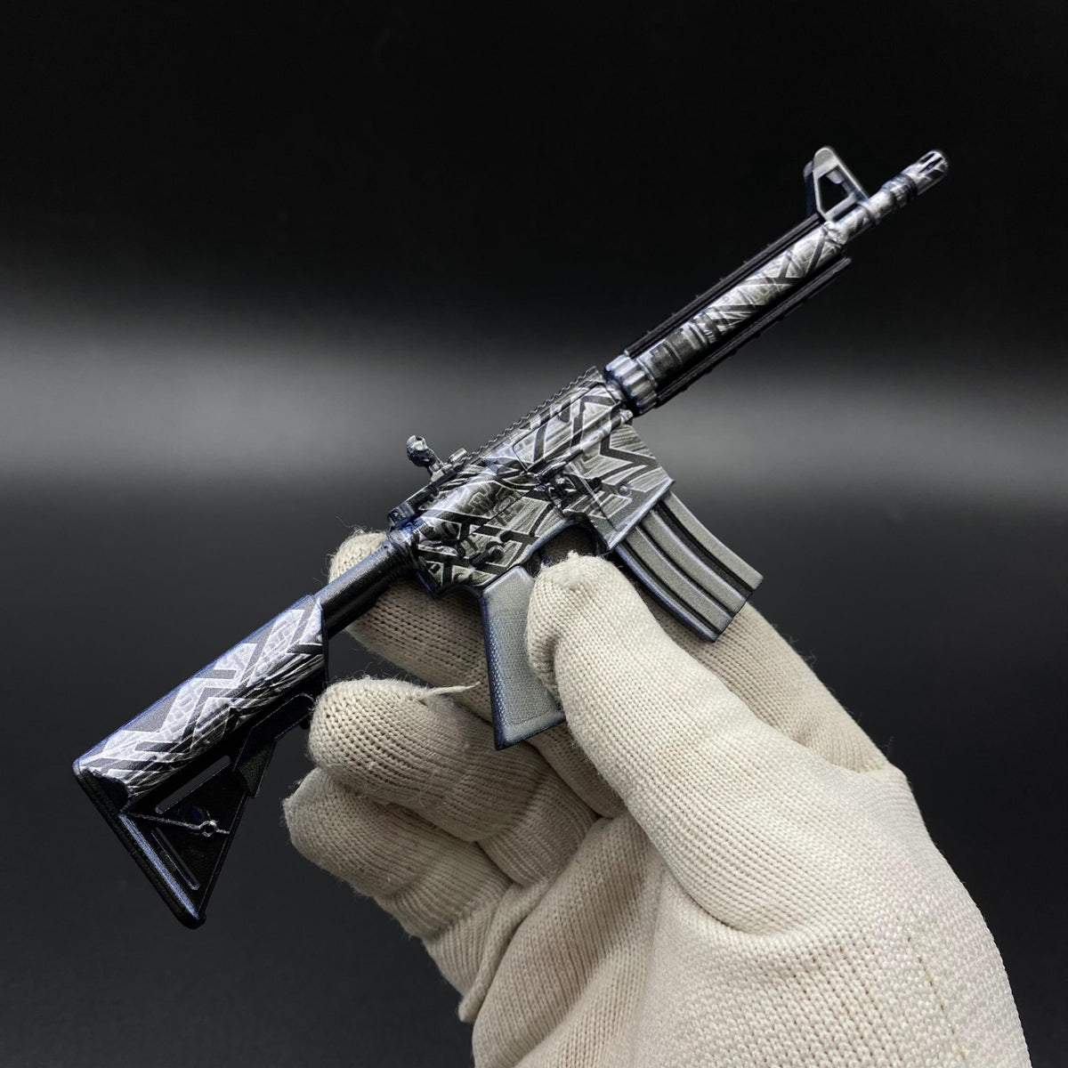 CS Game Skin M4A4 Aeolian Dark Mini Metal Game Replica For Collection