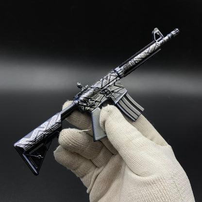 CS Game Skin M4A4 Aeolian Dark Mini Metal Game Replica For Collection