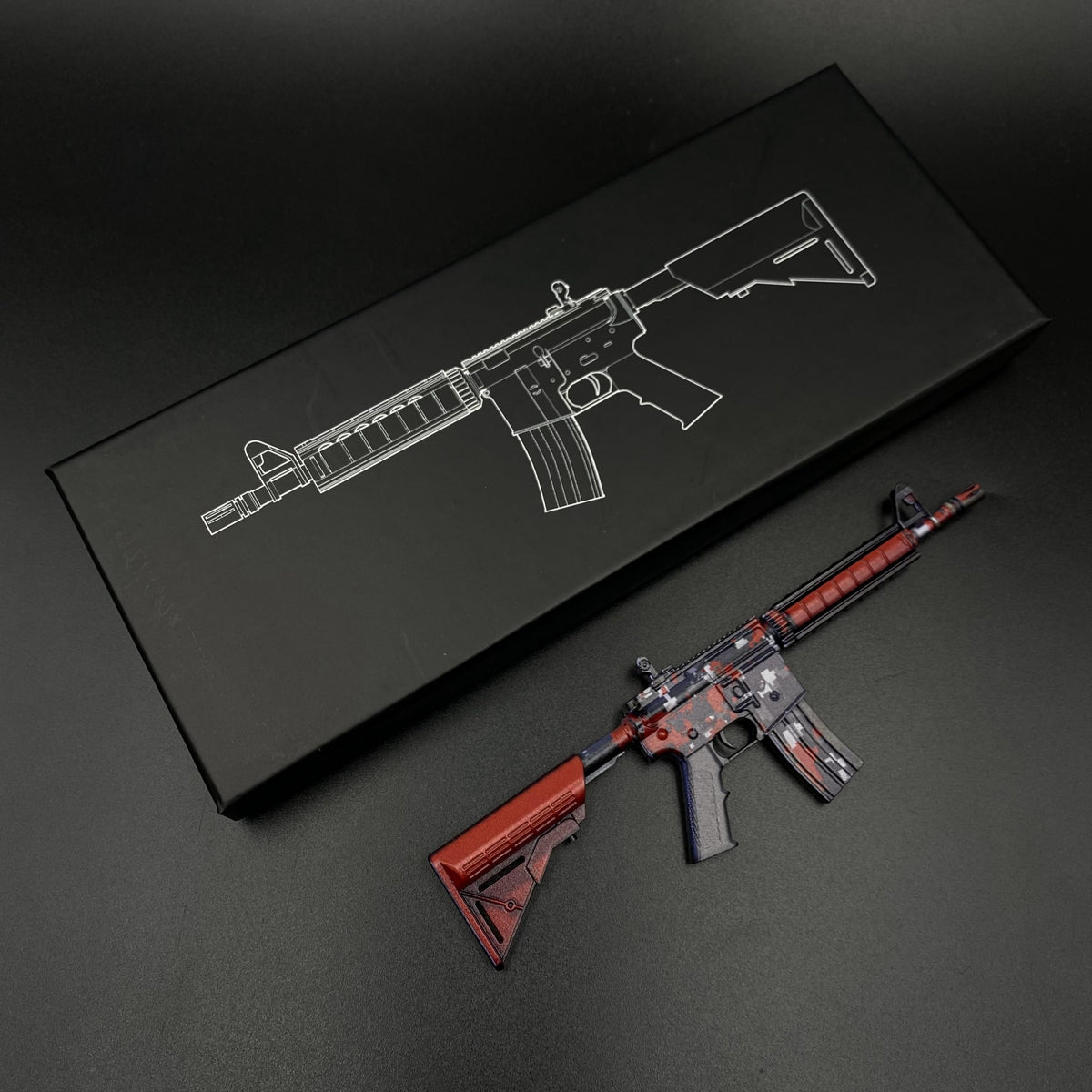 M4A4 Red DDPAT Gun CS2 Game Replica For Collectible