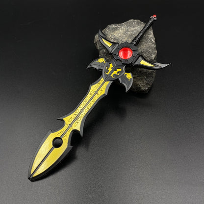 Aurora Sword from Armor Hero Alloy Mini Sword Replica Desk Decor Collectible
