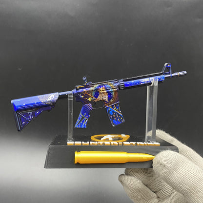 M4A4 The Emperor Mini Game Skin Replica, Game Prop Collectible