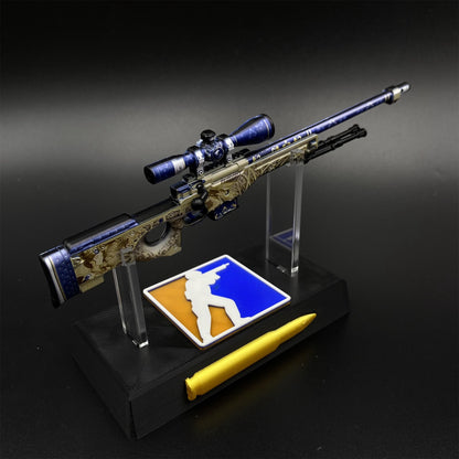 Hot Game CS2 Queen's Gambit AWP Metal Replica Game Prop Collectible