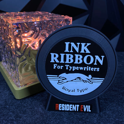 3D Printed Ink Ribbon Bluetooth Speaker Horror Game Themed Desktop Decor Gift