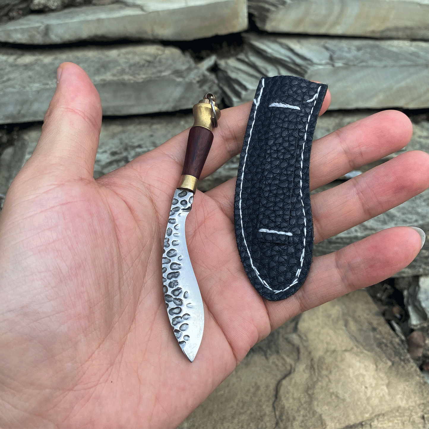 Mini Nepal Saber 3.7" Hand-Forged Small Nepal Knife