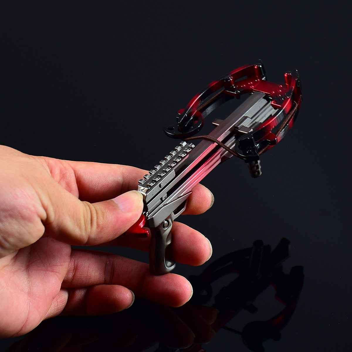 Delta Force Game Inspired Saeed Crossbow Metal Replica Collectible Display Toy for Game Fans