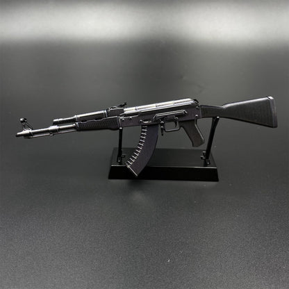 CS2 Game Peripheral - Tiny Gun AK47 Slate Metal Replica Game Prop Collectible