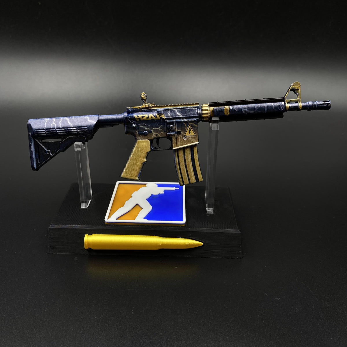 M4A4 Sheet Lightning Gun CS2 Game Replica For Collectible