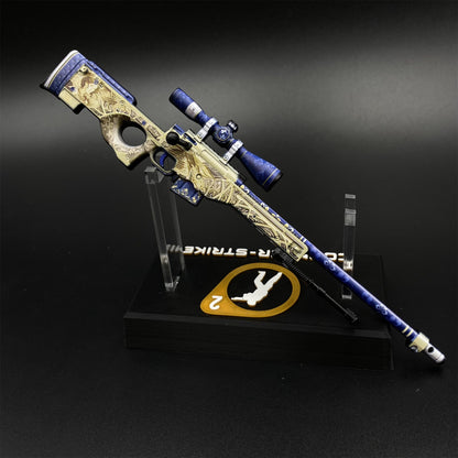 Hot Game CS2 Queen's Gambit AWP Metal Replica Game Prop Collectible