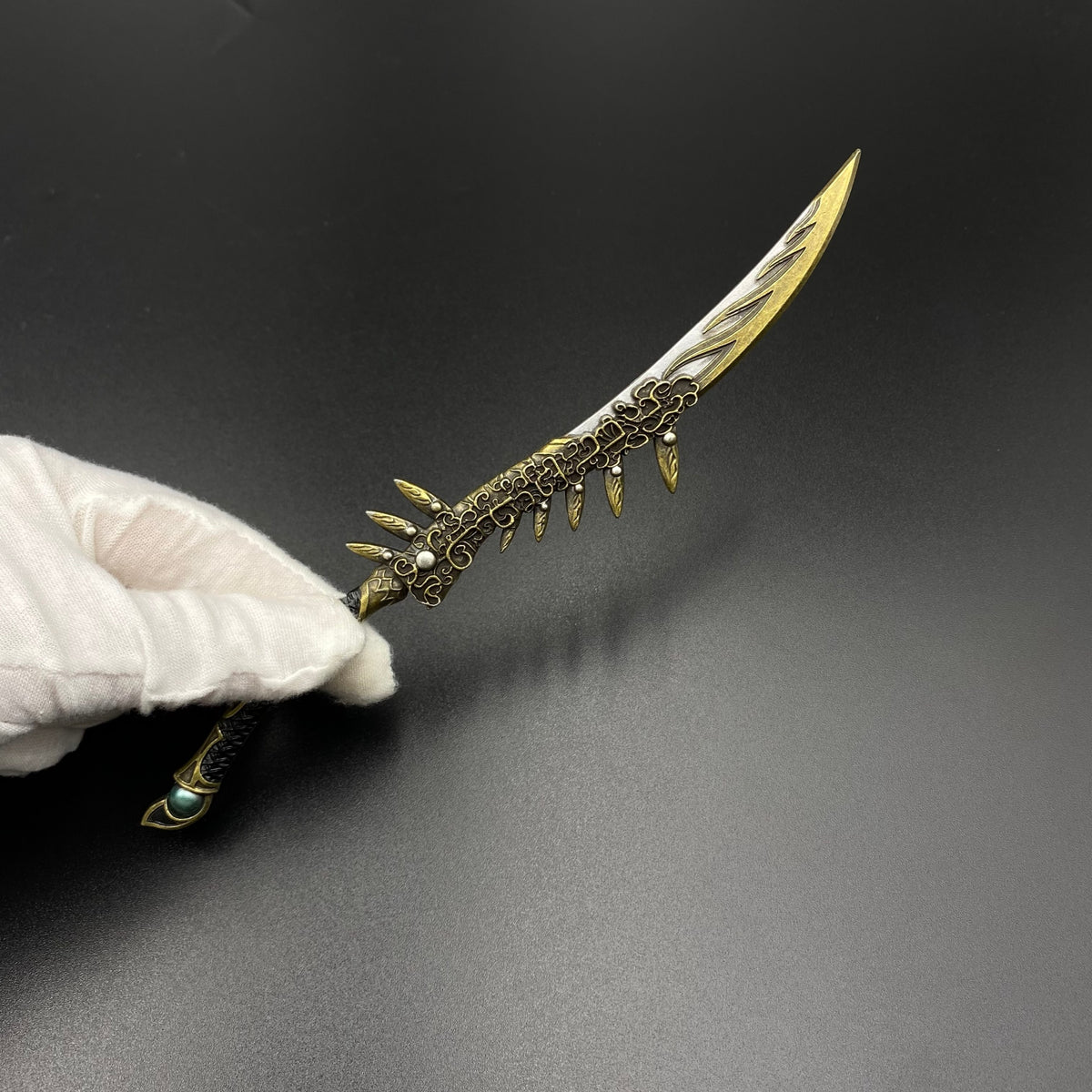Mortal Cultivation Biography- Handmade "Golden Mother-Son Spirit Blade" is perfectly restored Han Li weapon replica