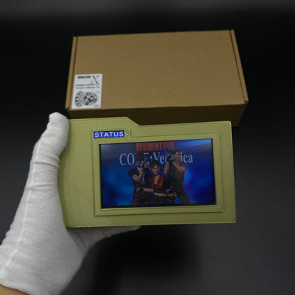 3D Printed Biohazard Code Veronica Inspired Chris Status Panel Replica Prop