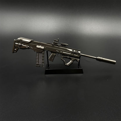 DF Tactical ASh-12 Assault Rifle Metal Miniature Modernized Tiny Gun