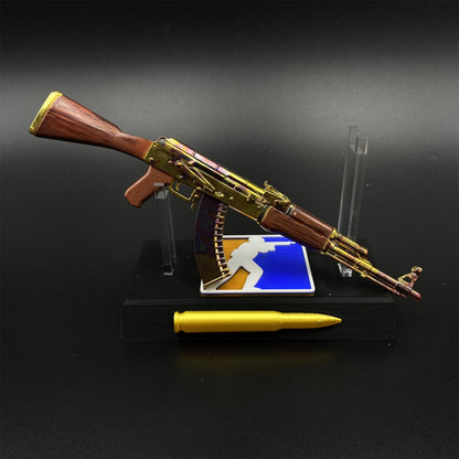 Hot Game CS2 AK47 Case Hardened Metal Replica Game Prop Collectible