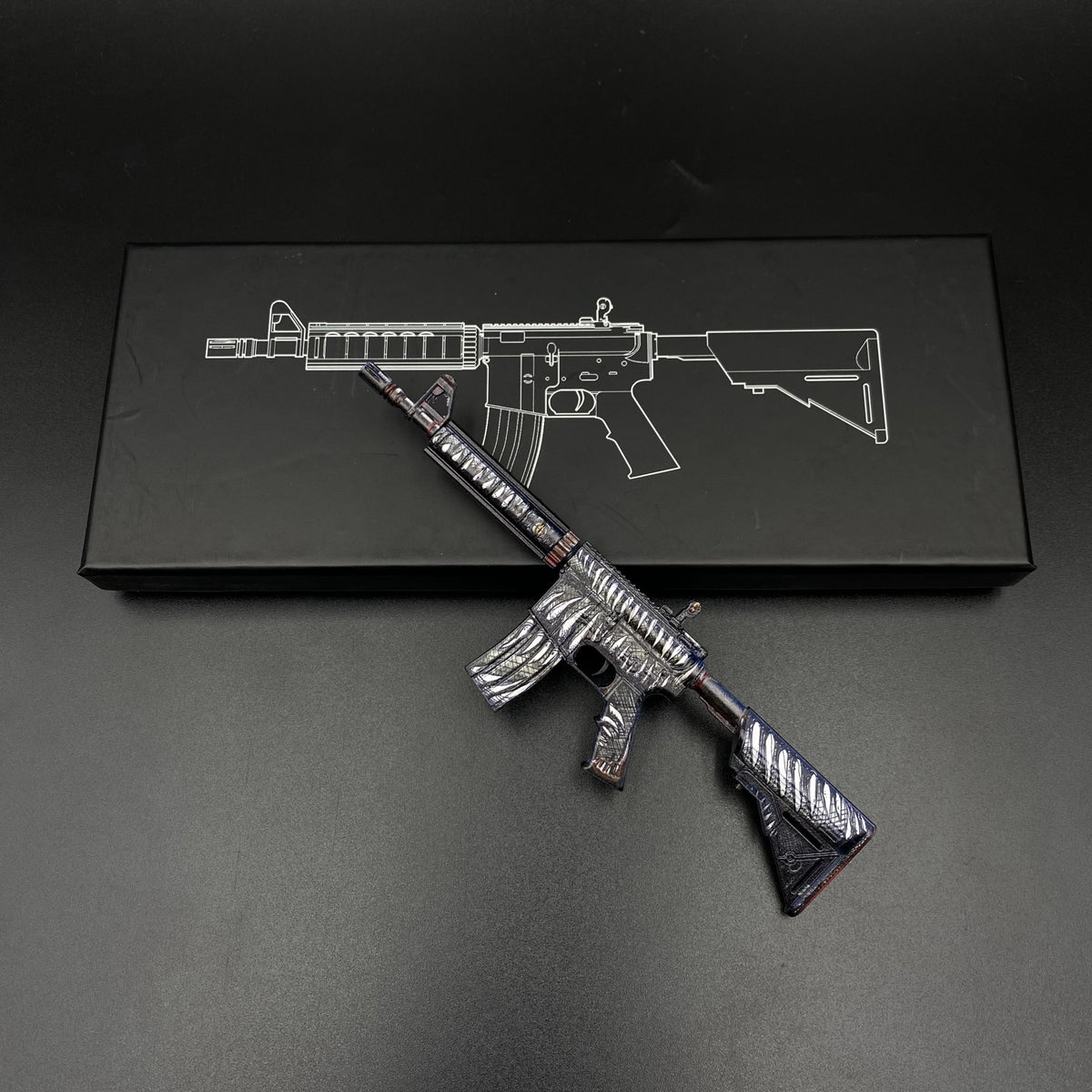 CS Hot Skin M4A4 Zubastick Miniature Mini Metal Replica For Collectible