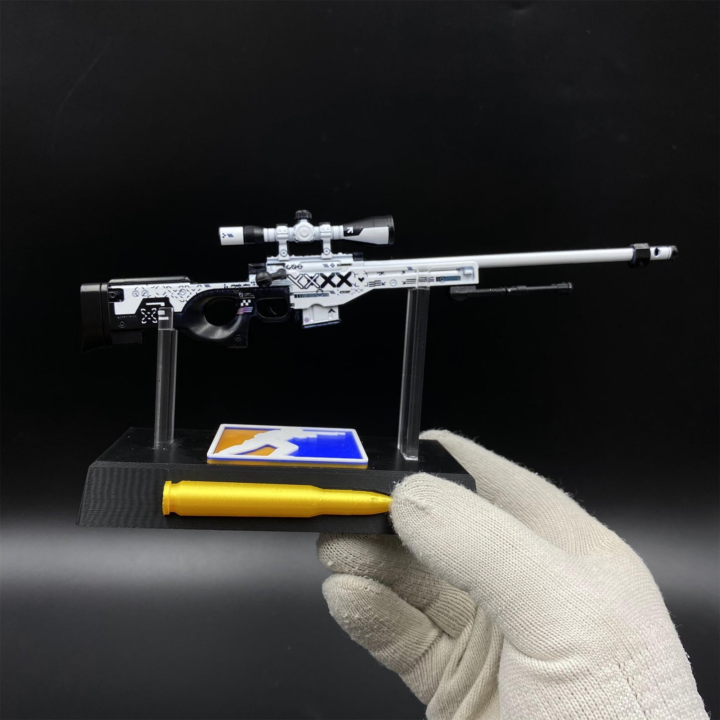 CS2 Game Peripheral - AWP Printstream Miniature Replica Game Prop Collectible