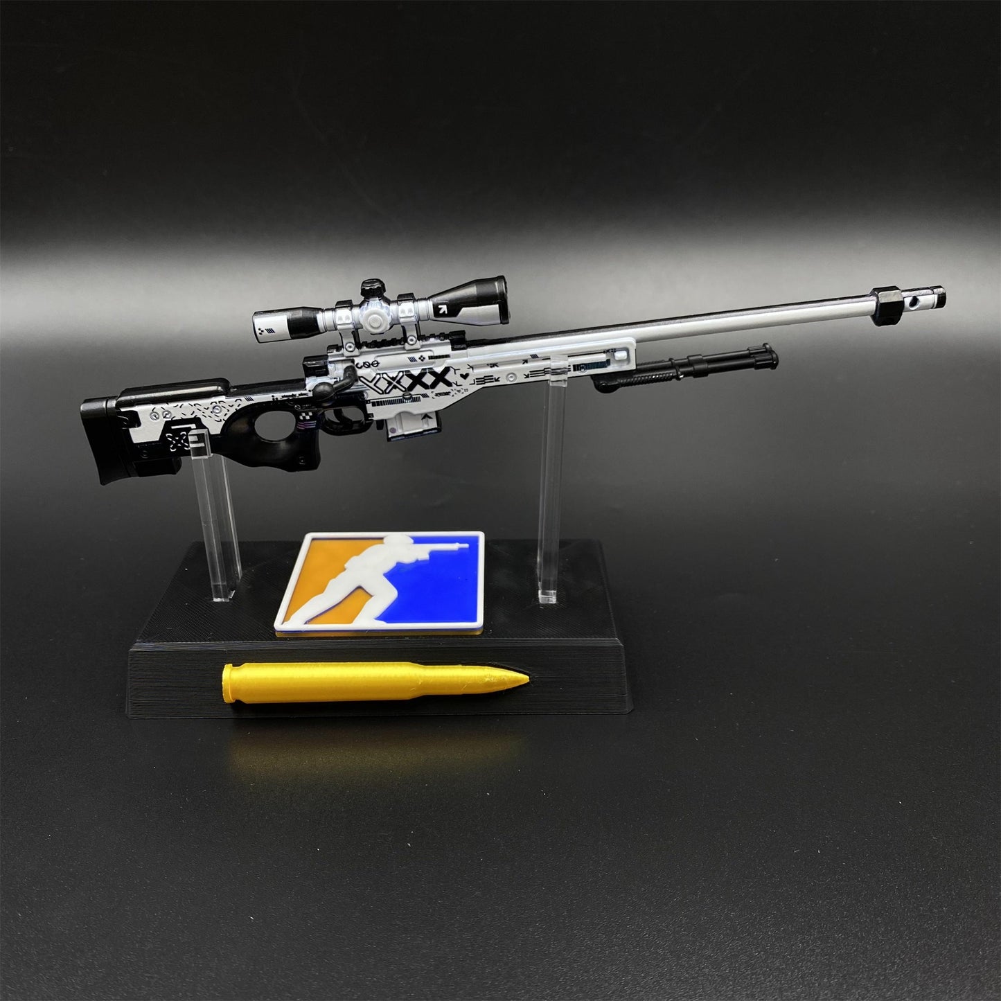 CS2 Game Peripheral - AWP Printstream Miniature Replica Game Prop Collectible