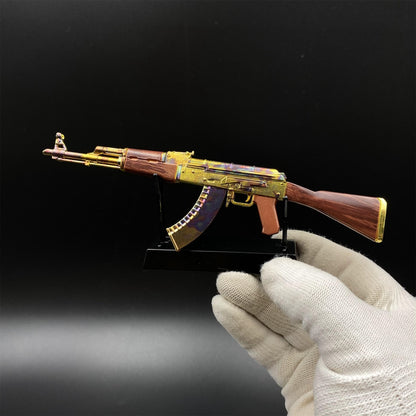 Hot Game CSGO AK‑47 Case Hardened Mini Metal Replica