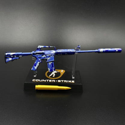 CS2 Game Peripheral - Bright Water M4A1-S Metal Replica Game Prop Collectible