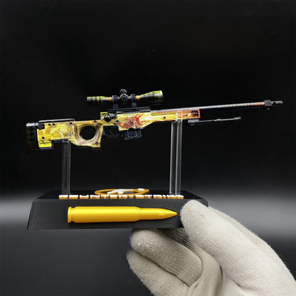 CS2 Game Peripheral - Dragon Lore AWP Metal Replica Game Prop Collectible