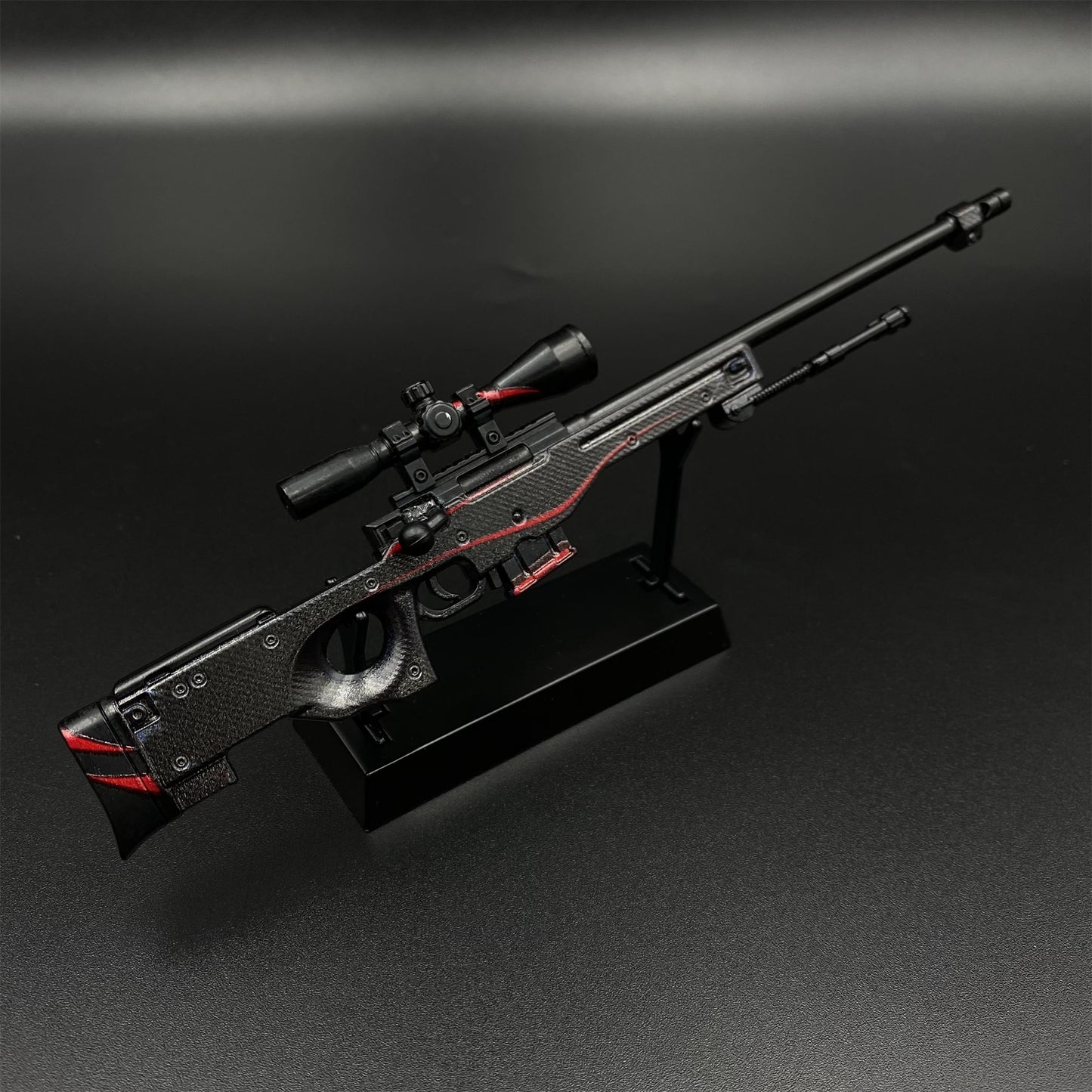 Hot Game CS2 Red Line AWP Metal Replica Game Prop Collectible