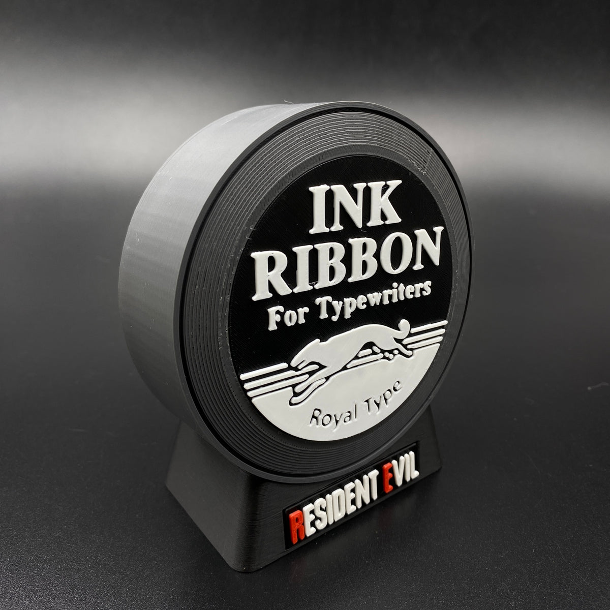 3D Printed Ink Ribbon Bluetooth Speaker Horror Game Themed Desktop Decor Gift