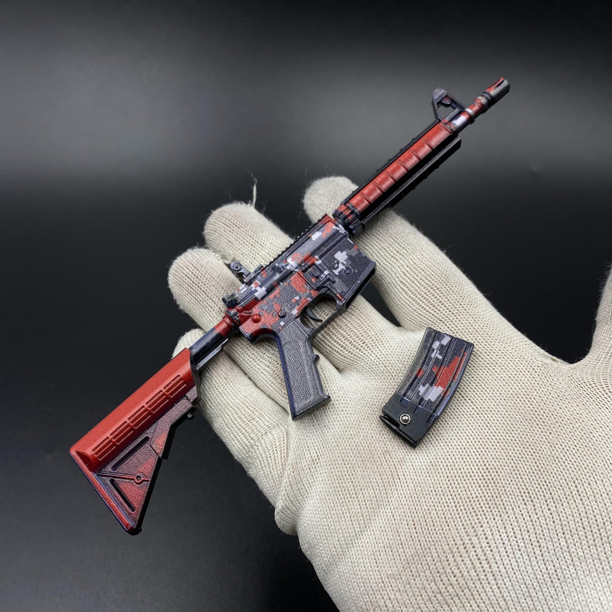 M4A4 Red DDPAT Gun CS2 Game Replica For Collectible