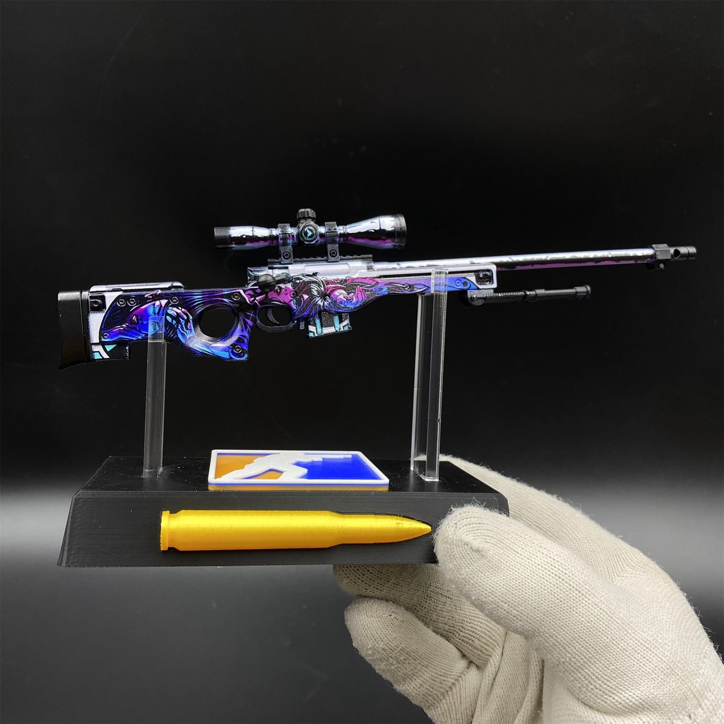 Hot Game CS2 Neo-Noir AWP Metal Replica Game Prop Collectible