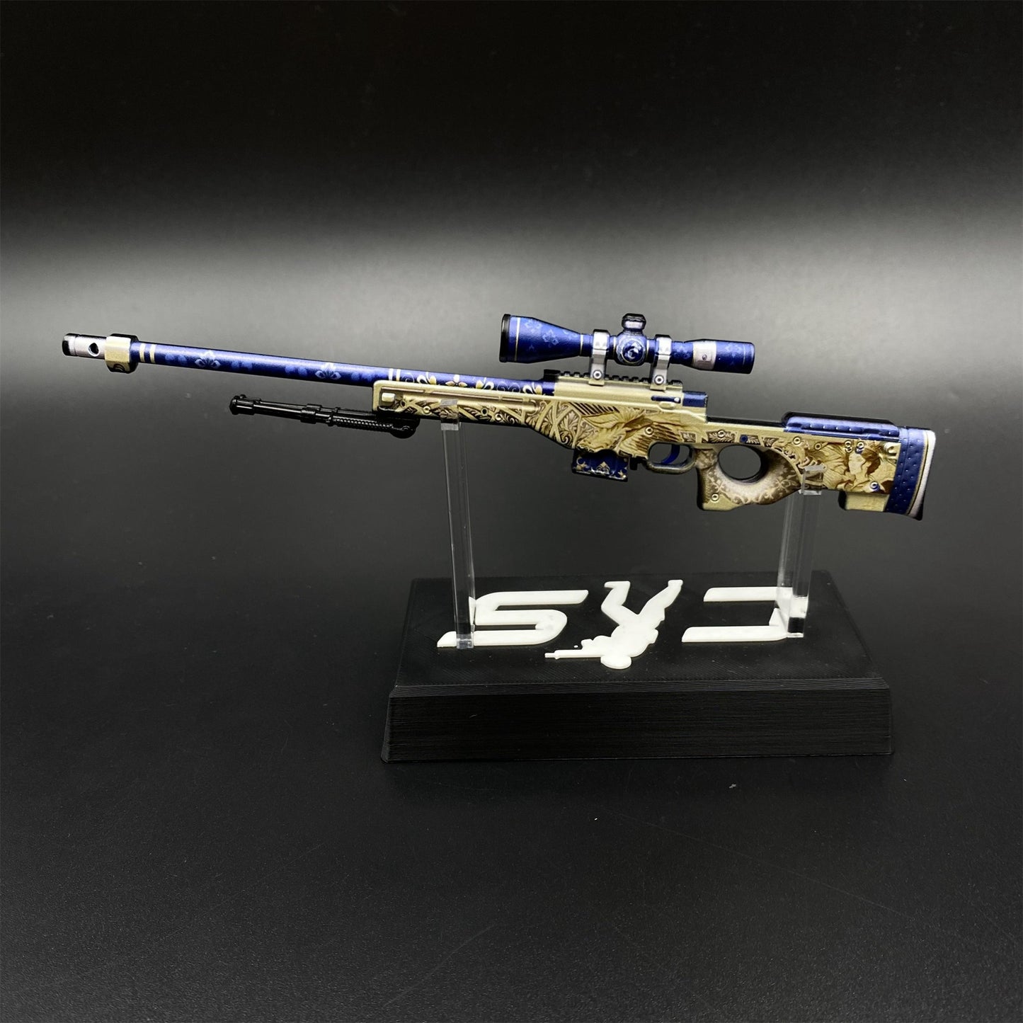 Hot Game CS2 Queen's Gambit AWP Metal Replica Game Prop Collectible