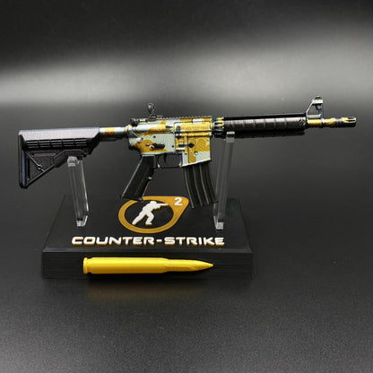 CS Game Skin M4A4 Daybreak Mini Metal Game Replica For Collection