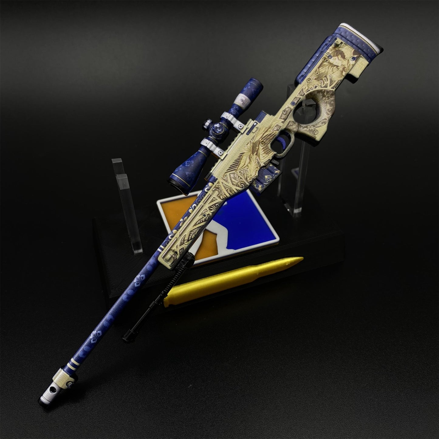 Hot Game CS2 Queen's Gambit AWP Metal Replica Game Prop Collectible