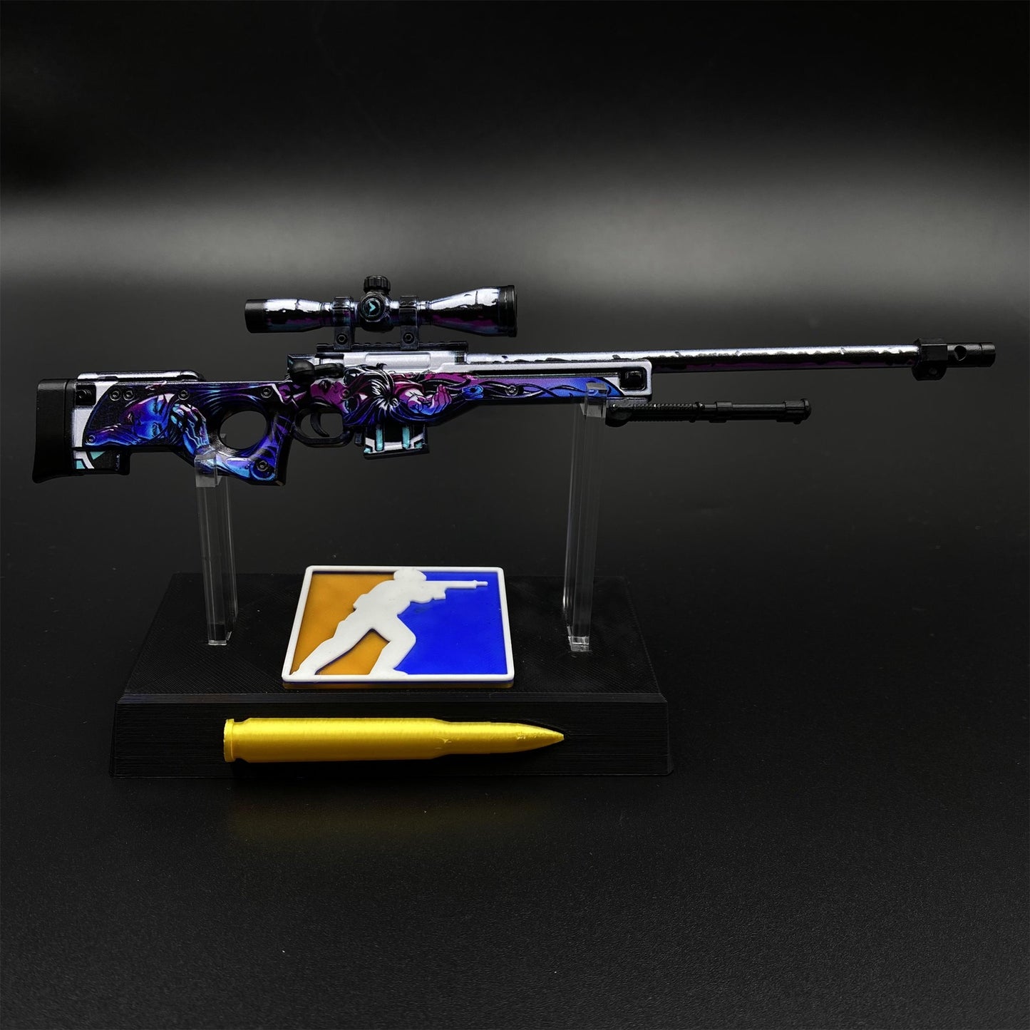 Hot Game CS2 Neo-Noir AWP Metal Replica Game Prop Collectible