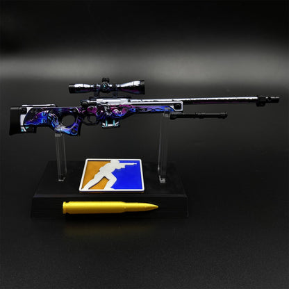 Hot Game CS2 Neo-Noir AWP Metal Replica Game Prop Collectible