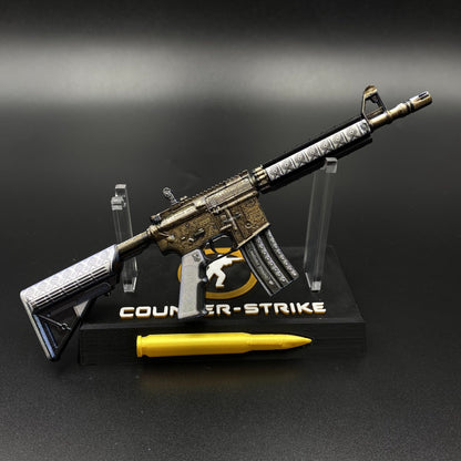 CS Game Skin M4A4 Royal Paladin Mini Metal Game Replica For Collection