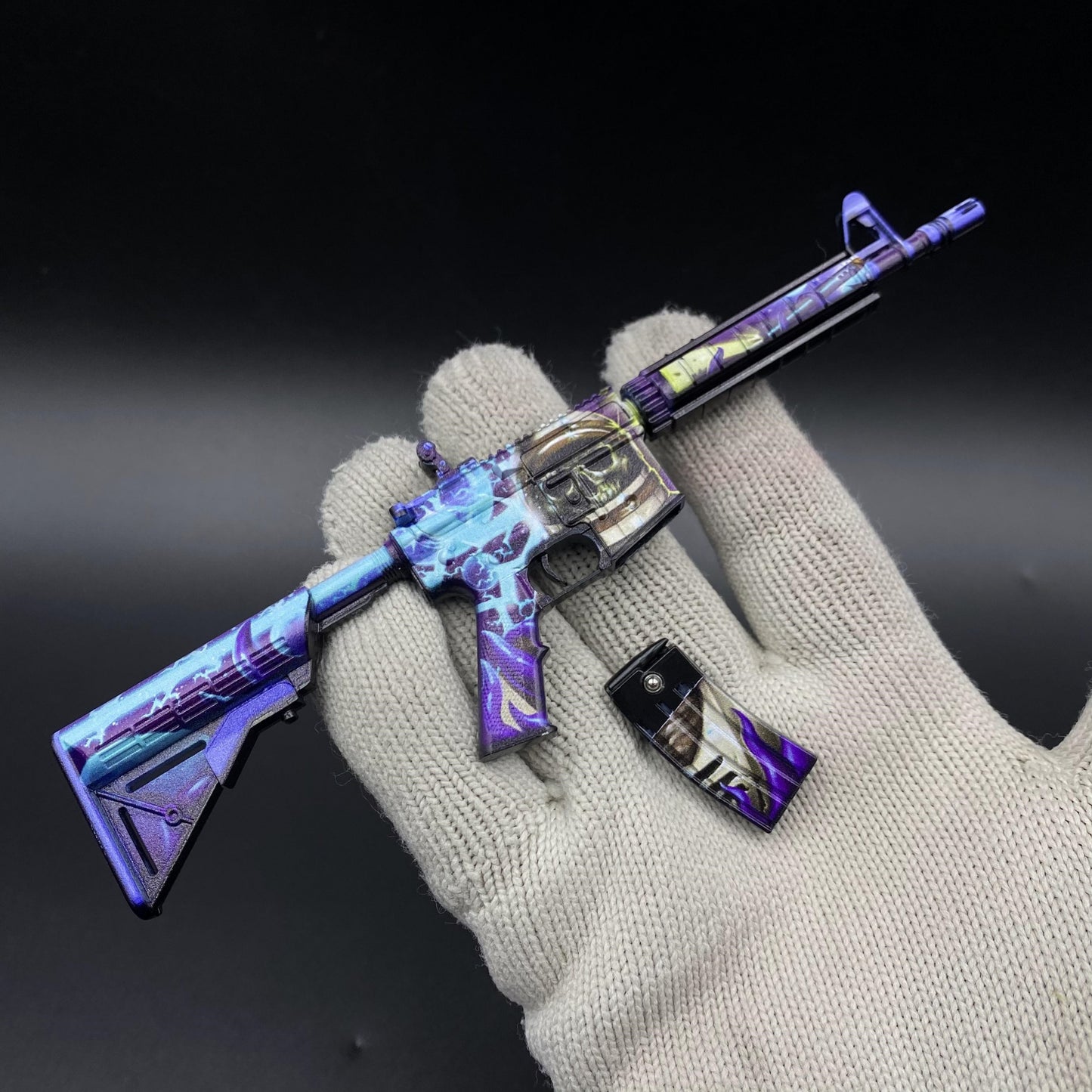 CS Skin M4A4 Desolate Space Mini Metal Replica For Collectible