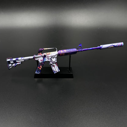 CS2 Vaporwave M4A1-S Metal Replica Game Prop Collectible
