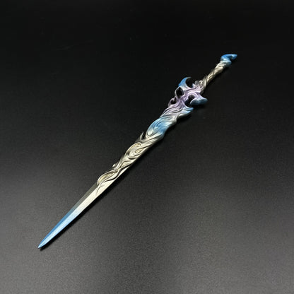 Chuyi Flying Sword Metal Replica, Jian Lai Xianxia Weapon Prop, Collectible Desktop Decoration Gift