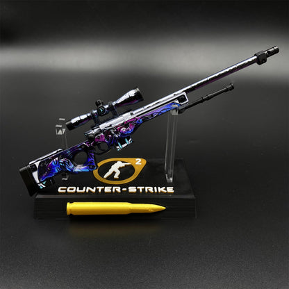 Hot Game CS2 Neo-Noir AWP Metal Replica Game Prop Collectible