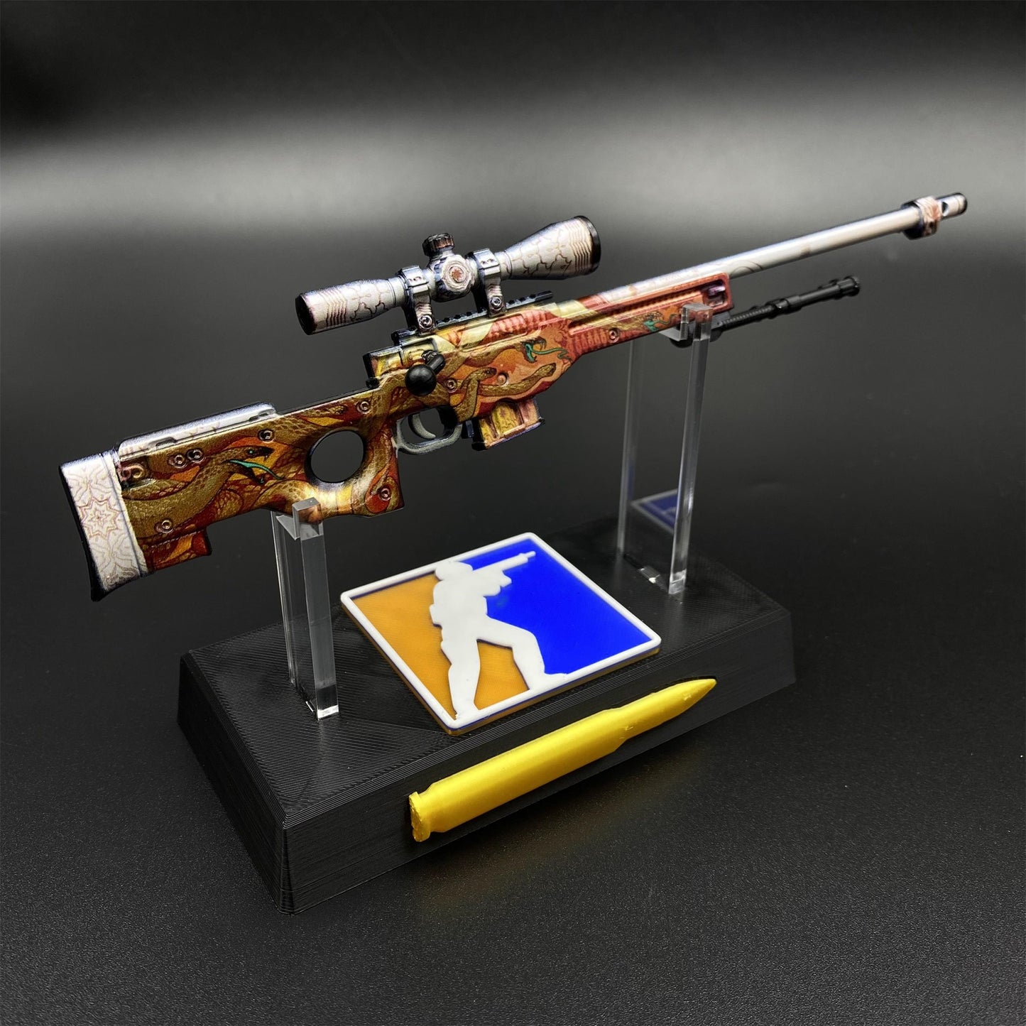 Hot Game CS2 Desert Hydra AWP Metal Replica Game Prop Collectible