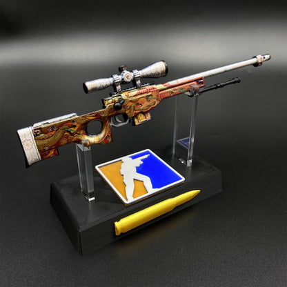 Hot Game CS2 Desert Hydra AWP Metal Replica Game Prop Collectible