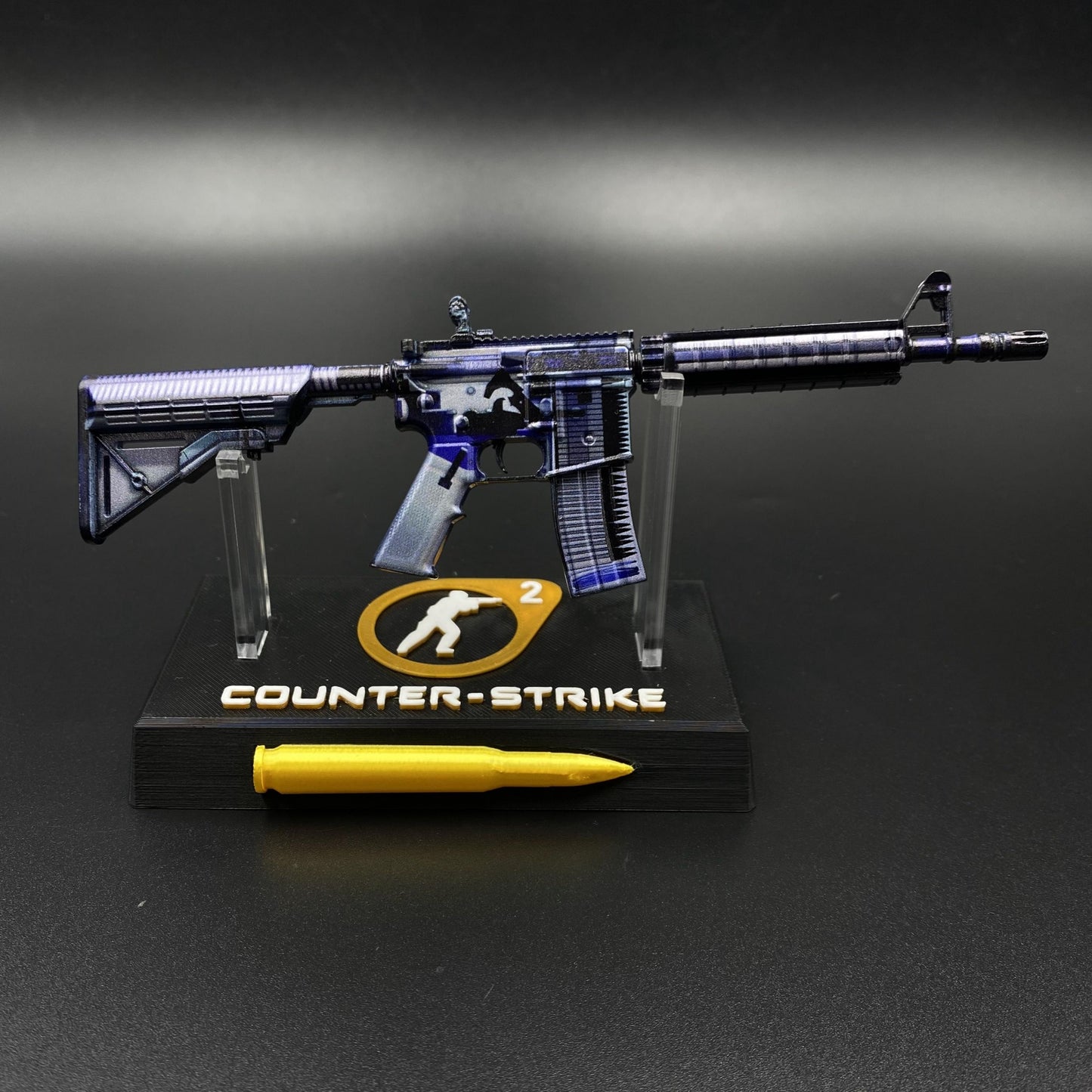 CS Game Skin M4A4 X‑Ray Mini Metal Game Replica For Collection