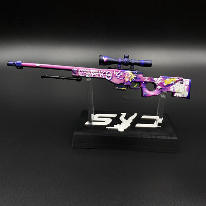 CS2 Game Peripheral - Tiny Gun Crakow! AWP Metal Replica Game Prop Collectible