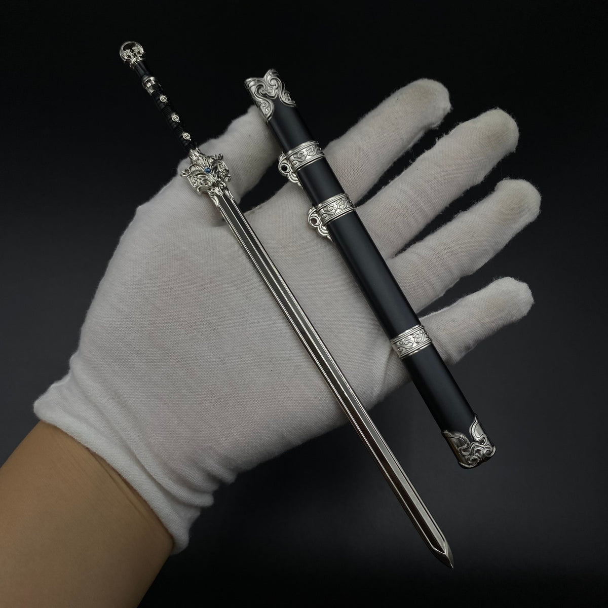Chinese Wuxia Sword Replica Yu Lin Ling Sword from Sword of Coming Mini Wuxia Metal Sword Collectible