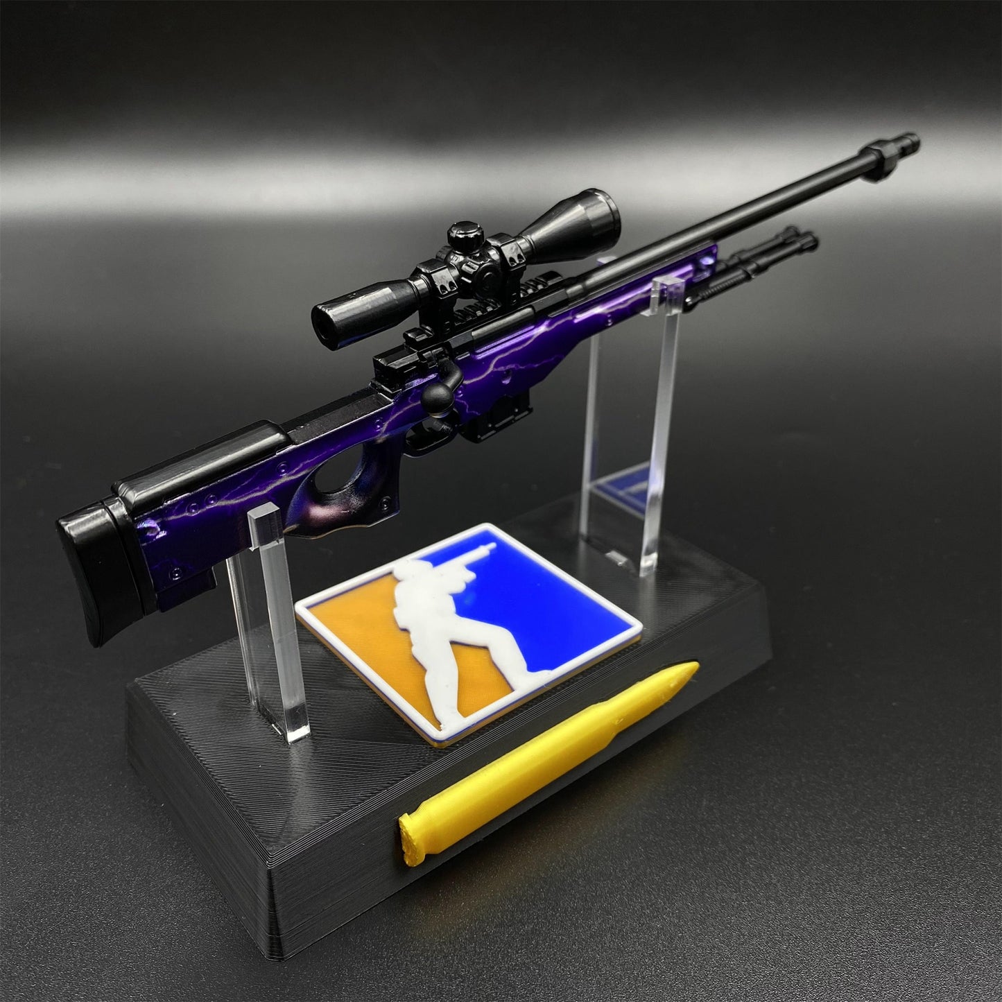 Hot Game CS2 Lightning Strike AWP Metal Replica Game Prop Collectible