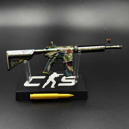 CS Game Skin M4A4 Eye of Horus Mini Metal Game Replica For Collection