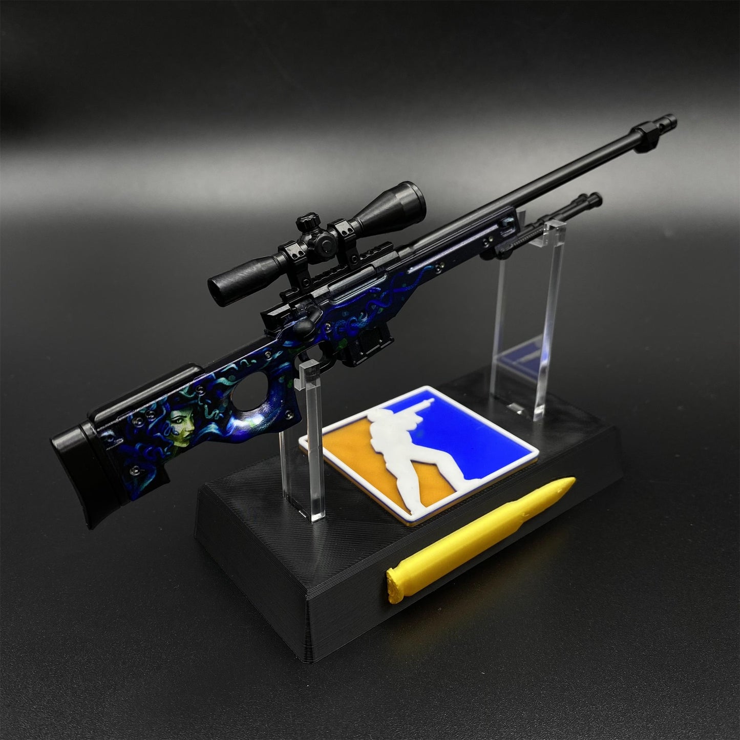 Hot Game CS2 Medusa AWP Metal Replica Game Prop Collectible