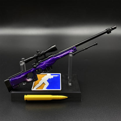 Hot Game CS2 Lightning Strike AWP Metal Replica Game Prop Collectible