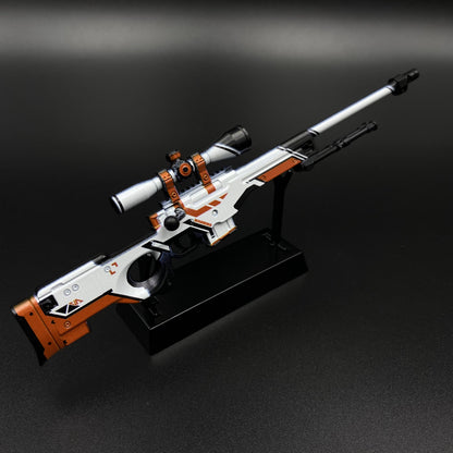 Tiny CSGO Asiimov AWP  Metal Miniature For Display