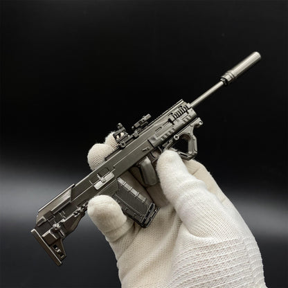 DF Tactical ASh-12 Assault Rifle Metal Miniature Modernized Tiny Gun