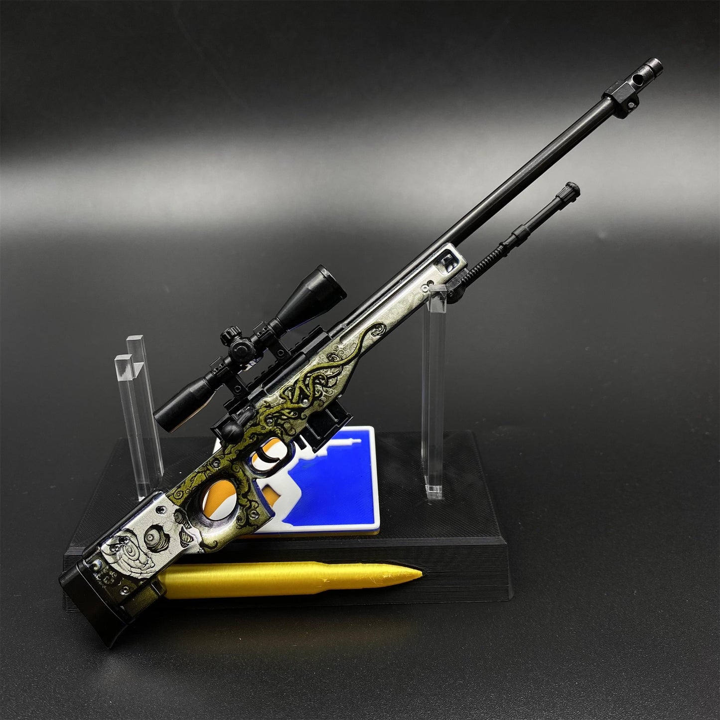 Hot Game CS2 Worm God AWP Metal Replica Game Prop Collectible
