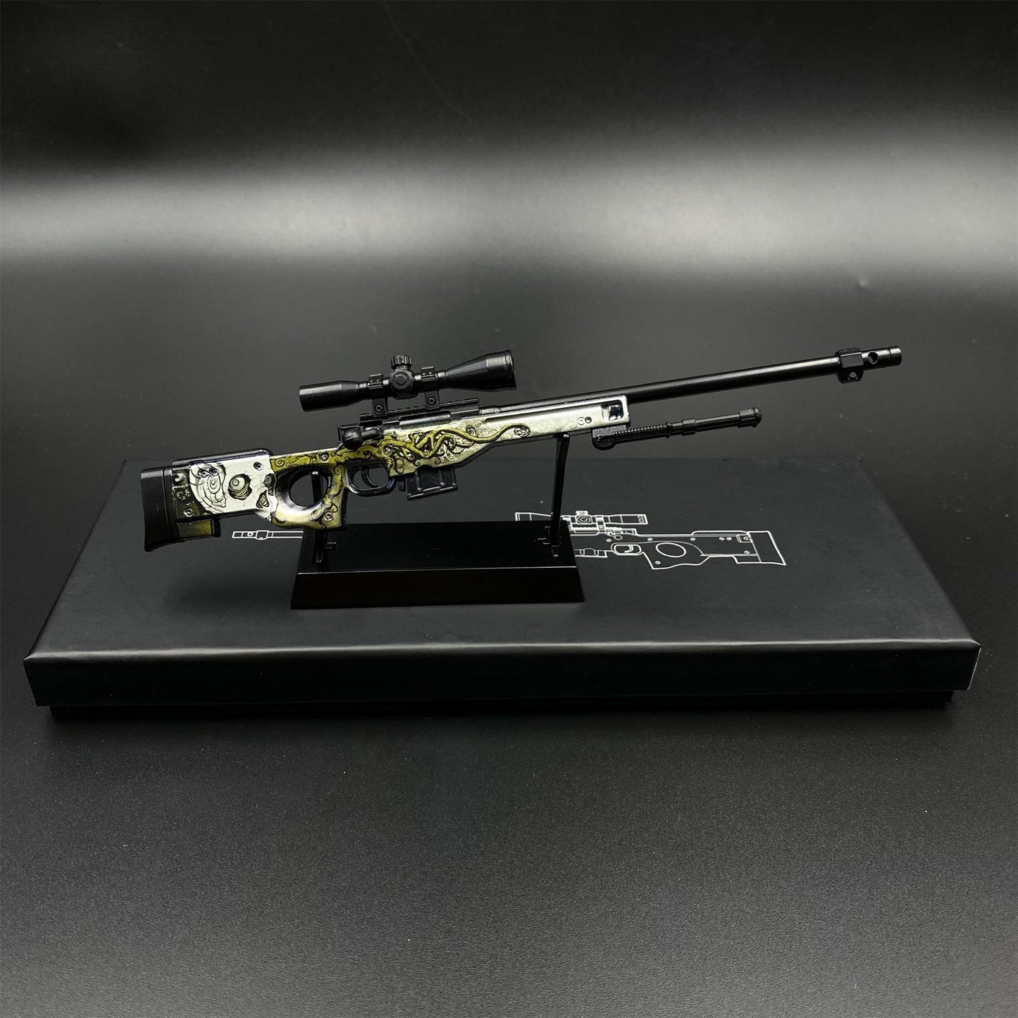 Hot Game CS2 Worm God AWP Metal Replica Game Prop Collectible